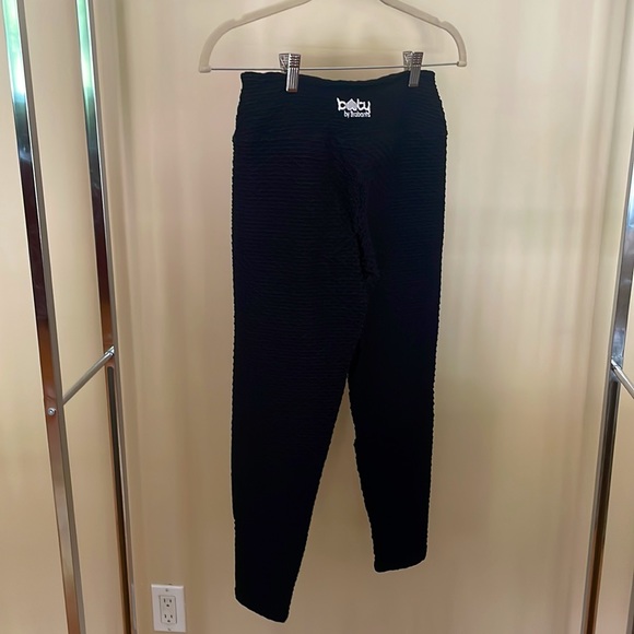 Booty by Brabants Croco Skin Leggings, Black, One Size - Picture 3 of 4